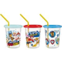 スケーター 食洗機対応ストロー付タンブラー3個セット320ml パウパトロール23(SIH3ST) | ナカムラ赤ちゃん店