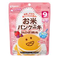 離乳食・おやつ ピジョン お米のパンケーキ りんご＆さつまいも 9ヵ月頃〜 | ベビータウン