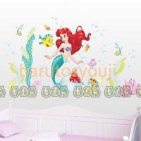 ウォールステッカー ディズニー パステルカラー リトルマーメイド イラスト アリエル フランダー 海の中 海底世界 壁デコ 北欧風 Diy リビング Ws Zy172 Peachyshop 通販 Yahoo ショッピング