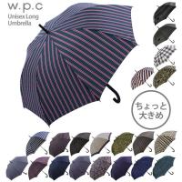 傘 メンズ おしゃれ 大きいサイズ ワンタッチ w.p.c WPC ワールドパーティー 定番 かさ アンブレラ ジャンプ傘 丈夫 大きい