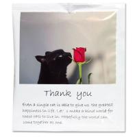 プチギフト お礼の品 ドリップコーヒー 個包装 大量 猫グッズ おしゃれ ネコ柄 黒猫 退職 ありがとう ドリップコーヒーSW クロネコ写真 | 焙煎元和樂 コーヒーとプチギフト