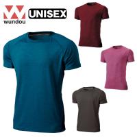 フィットネスTシャツ メンズ レディース 男女兼用 スポーツ P710 ウンドウ wundou | BALiSPO