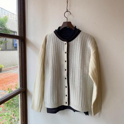 blue willow リネン２ウェイカーディガン(新品) 30%OFF【blue willow（ブルーウィロー）＊リネンニット長袖