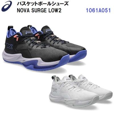asics nova surge low 2（バスケットボール用品）（色：ホワイト系