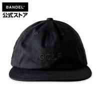 バンデル BANDEL ゴルフキャップ WG GOLF FLAT VISOR GOLF CAP Black×Black ゴルフ キャップ メンズ レディース | BANDEL公式