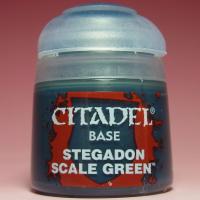 シタデル ベース ステガドン・スケイル・グリーン【CITADEL 21-10 BASE STEGADON SCALE GREEN】 | 車模型 barchetta