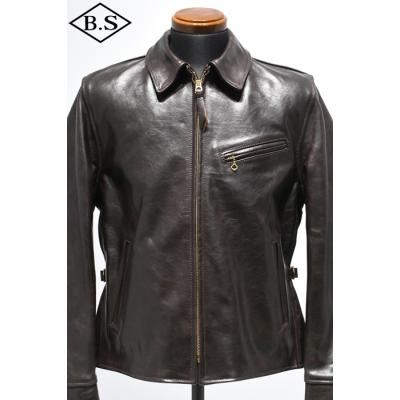 hidaritaka様　エアロレザー　レザージャケット　ホーススキン　ブラック BarnStormer2号店 - エアロレザー/AERO LEATHER｜Yahoo!ショッピング