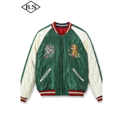 テーラー東洋　スカジャン　緑×ホワイト　東洋エンタープライズ 楽天市場】東洋エンタープライズ スカジャン（カラーグリーン