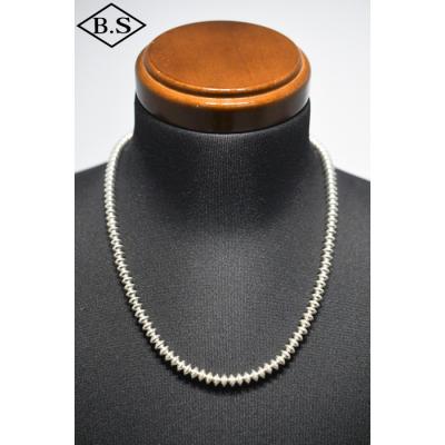 インディアンジュエリー　ナバホパール　2連 ネックレス ナバホ族 Reva Goodluck ナバホパール 2連ネックレス｜マライカ公式通販