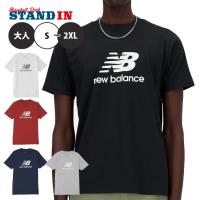 大谷着用モデル ニューバランス 半袖 Tシャツ スタックドロゴ メンズ MT41502 スポーツウェア new balance | STAND IN