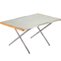 ユニフレーム 焚き火テーブル ラージ (682111)  ／ キャンプ バーベキュー ローテーブル ステンレス 折りたたみ コンパクト収納 復刻 | アウトドアショップベースキャンプ