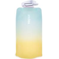 ヴェイパー アンチボトル ワイドマウス 0.5L (10321) ／ キャンプ 登山 ソフトボトル 500ml カラビナ付き 耐熱100度 冷凍可能 コンパクト 折りたたみ | アウトドアショップベースキャンプ