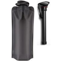 ヴェイパー アンチボトル マイクロフィルター セット 1L (40047) ／ 登山 キャンプ 携帯浄水器 ソフトボトル 1000ml カラビナ付き 耐熱100度 冷凍可能 | アウトドアショップベースキャンプ