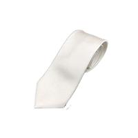 [アクセスポイント] 礼装シルク100％白無地ネクタイ（ロングサイズ） | BASS