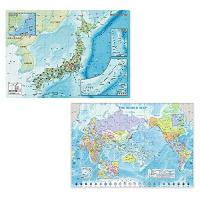 東京カートグラフィック 下敷き(日本・世界セット) A4 PET・紙 PSJW | BAXON SHOP 本店