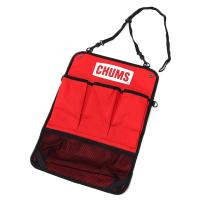 チャムス (CHUMS) ウォールポケット 収納ケース チャムスロゴ レッド H39×W28cm CH60-3306-R001-00 | バヤシンストア