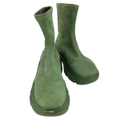 yello サイズＬ　美品 YELLO / TOKYO BLACK DOUBLE SNEAKER SHORT BOOTS 2024