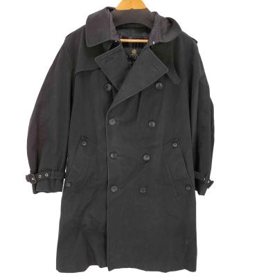 GRENFELL ブラック トレンチコート　38 ライナー付き　グレンフェル グレンフェル GRENFELL 『抜群のシルエット』 ライナー付き トレンチ