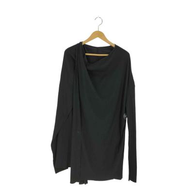 JULIUS ユリウス 24SS ノースリーブドレープカットソー ブラック JULIUS ユリウス ドレープカットソー（ファッション）のおすすめ人気