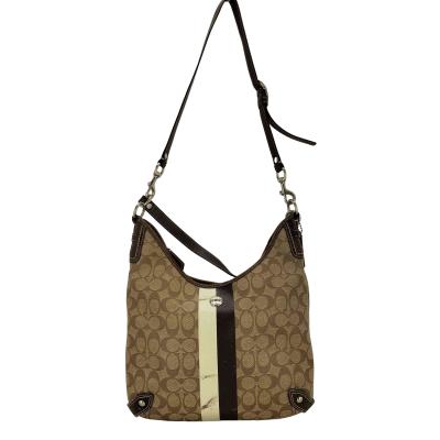 【極美品】COACH シグネチャー ヘリテージスモール ショルダーバッグ コーチ ヘリテージ シグネチャー ショルダー（ファッション）の