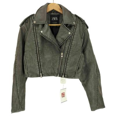 ZARA レザージャケット レディースの商品一覧 通販 - Yahoo!ショッピング