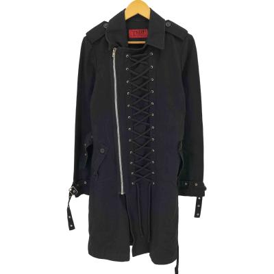 tripp nyc laceup sidezipper design coat Tripp NYC lace-up side