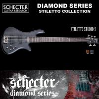 シェクター SCHECTER ベース / STILETTO STUDIO 5 | AD-SL-ST5 スティレットスタジオ5 5弦ベース ブラック（黒） ダイヤモンドシリーズ 2016年モデル 送料無料 | B.B.Music Yahoo!ショップ
