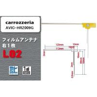 地デジ カロッツェリア carrozzeria 用 フィルムアンテナ AVIC-HRZ009G  対応 ワンセグ フルセグ 高感度 受信 高感度 受信 | U1 STORE