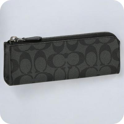 COACH コーチ　新品、未使用　革小物　ペンケース　黒 Brandol / COACH コーチ ペンケース シグネチャー ブラック系
