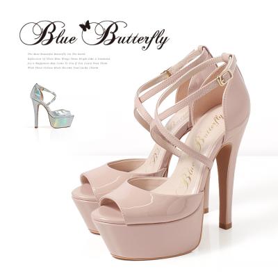 ハイヒール専門店 BE MILANO - ブルーバタフライ(Blue Butterfly