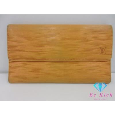 【最高級極美品】ルイヴィトン　LV イエロー 三つ折り財布 最高級極美品】ルイヴィトン LV イエロー 三つ折り財布
