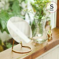 鏡 卓上けミラー 真鍮 スタンド アクリルミラー ブラススタンドミラー Sサイズ in bloom  92250019 【ラッピング対応】 | rooming