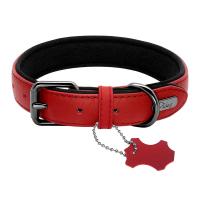 【CDO-SLHS20CEM〈BK〉】犬の首輪〈サイズ「M」〉牛革　人気 CDO-SLHS20CEM〈BK〉】犬の首輪〈サイズ「M」〉牛革 人気