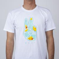 ネフ PEEACE OUT TEE M WHITE×TURQ REDUCK #18P29002 NEFF 新品 未使用 | ビューティーファイブauc