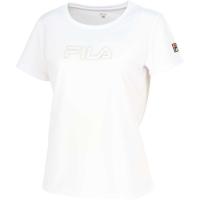 フィラ アップリケTシャツ（レディース) M ホワイト #VL2819-01 FILA 新品 未使用 | ビューティーファイブauc