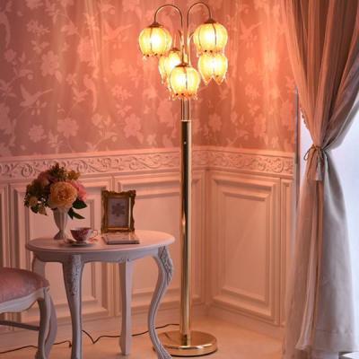 ROSY 鍛冶屋の店VAN フロアスタンド 2灯 ガラスシェード ROSY様専用 鍛冶屋の店VAN フロアスタンド 2灯 ガラスシェード