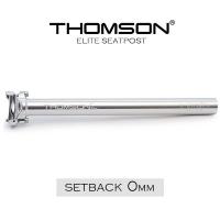 自転車 シートポスト トムソン THOMSON ELITE SEATPOST セットバック0mm シルバー シートピラー | Be.BIKE