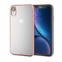 エレコム iPhone XR/ソフトケース/サイドメッキ/ローズゴールド PM-A18CUCTMPN | BECKSHOP