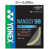 YONEX ヨネックス NBG98-2 バドミントン ストリング ロール他  ナノジー９８ ＮＡＮＯＧＹ ９８ ２００ｍロール コスミックゴールド NBG98-2 | BEE SPORTS Yahoo!店