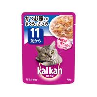 カルカン パウチ ジューシーゼリー仕立て 11歳から かつお節入りまぐろとささみ 70g | 美髪倶楽部