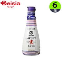 醤油 キッコーマン食品 キッコーマンしぼりたて生しょうゆ200ml×6本 まとめ買い 業務用 | ベイシア ヤフーショップ