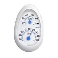 CRECER 温湿度計tamagoホワイト CR−133W 大工道具 測定具 温度計 環境測定器 | ベイシア ヤフーショップ