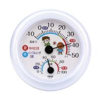 CRECER 温湿度計 熱中症・インフル TR−103W 大工道具 測定具 温度計 環境測定器 | ベイシア ヤフーショップ