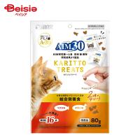 マルカン AIM30 カリッとトリーツ 2種のアソート 総合栄養食 マグロ味＆チキン味 80g | ベイシア ヤフーショップ