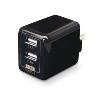 日本トラストテクノロジー USB充電器 cubeタイプ248 (ブラック) CUBEAC248BK | Bサプライズ