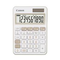 カラフル電卓 ミニ卓上 10桁 アイボリー キヤノン LS-105WUC-IV | Bサプライズ(ベイシア電器)