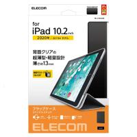 エレコム iPad 10.2インチ 第9 8 7世代 2021 2020 2019年 ケース カバー 手帳型 フラップ ソフトレザー ブラック TB-A19RWVBK | Bサプライズ