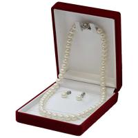 Pure パール 真珠 ネックレス レディース アクセサリー 貝パール 白 ホワイト キスカ グレー 42cm 8mm  0001npsc-001wh | Bサプライズ(ベイシア電器)