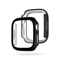 EGARDEN ガラスフィルム一体型ケース for Apple Watch 41mm ブラック EG24884AWBK | Bサプライズ