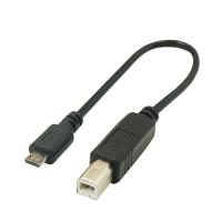 変換名人 USBケーブル20cm B(オス) to microo(オス) USBBA-MCA20 | Bサプライズ